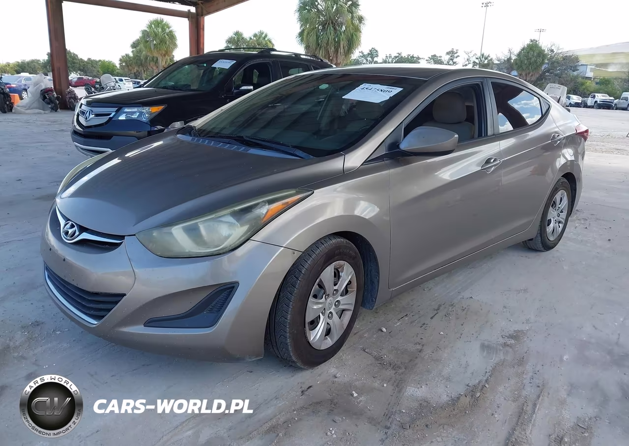 2016 Hyundai Elantra Se VIN:5NPDH4AE4GH695124 - 2