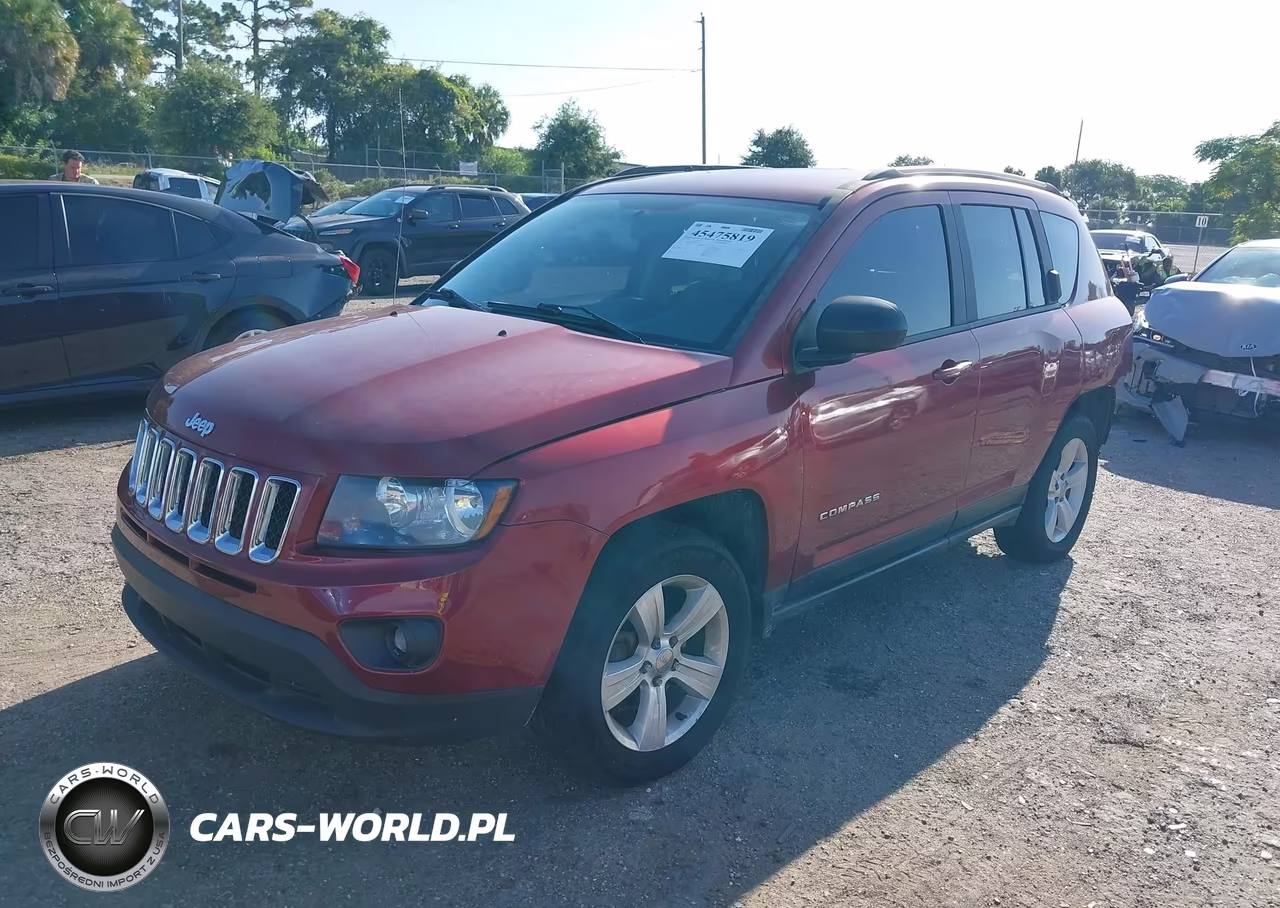 2017 Jeep Compass Sport Fwd VIN:1C4NJCBAXHD148171 - 2