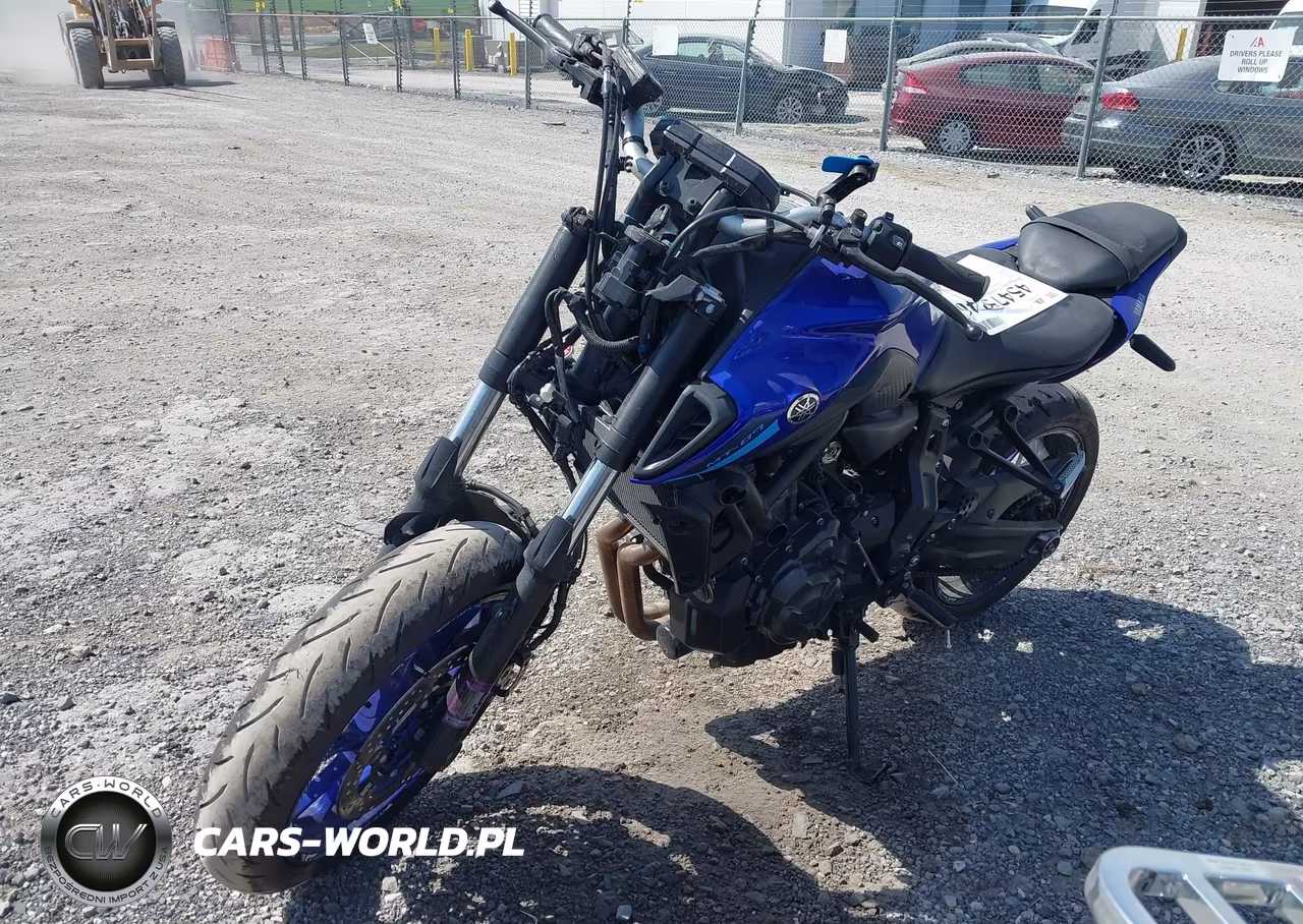 2022 Yamaha Mt07 VIN:JYARM32E9NA004597 - 2