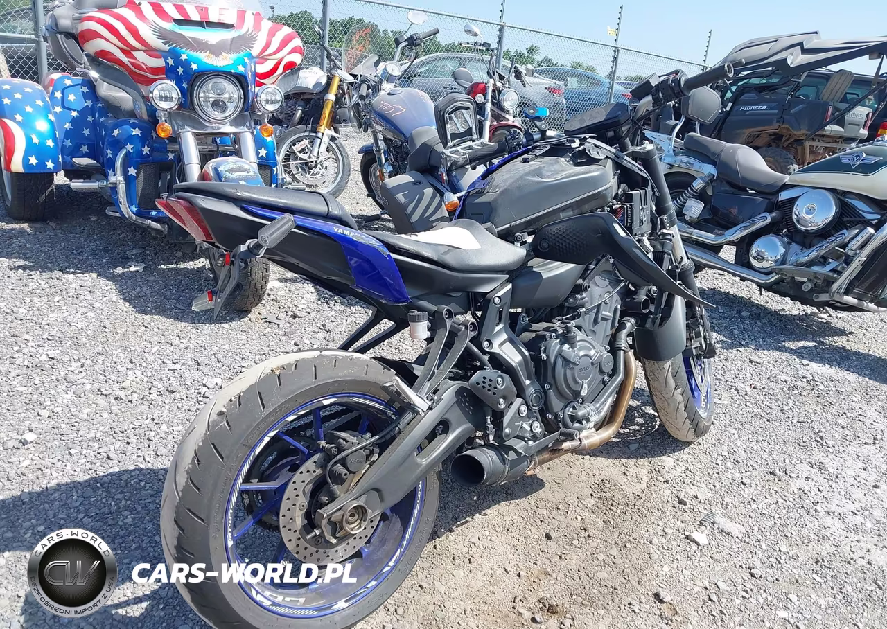 2022 Yamaha Mt07 VIN:JYARM32E9NA004597 - 4