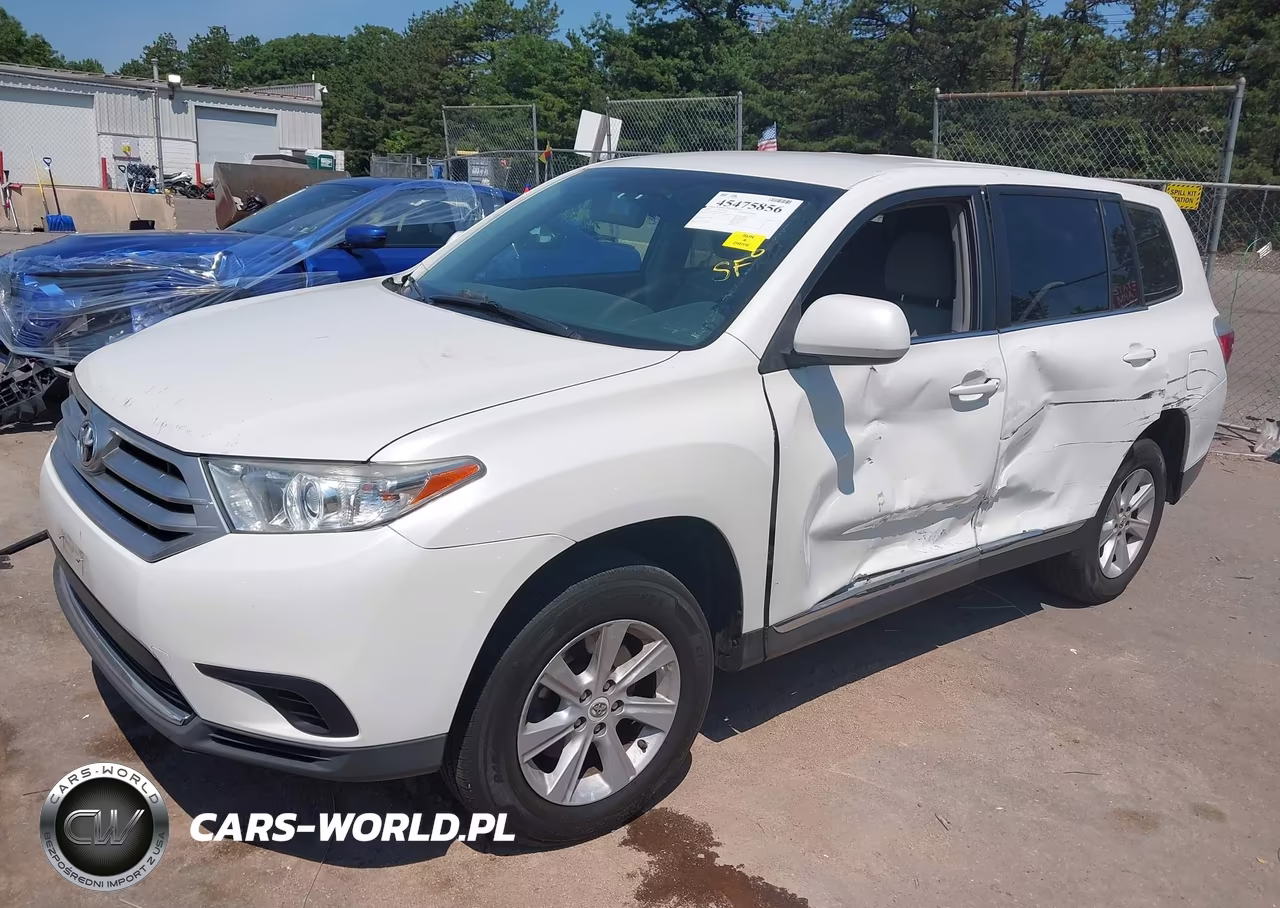 2013 Toyota Highlander Base V6 VIN:5TDZK3EH7DS105073 - 2