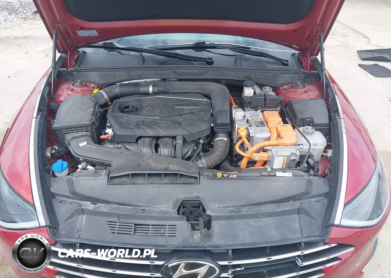2023 Hyundai Sonata Hybrid Blue VIN:KMHL24JJ8PA076104 - 10