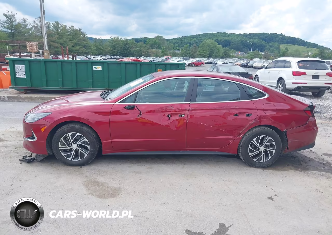 2023 Hyundai Sonata Hybrid Blue VIN:KMHL24JJ8PA076104 - 6