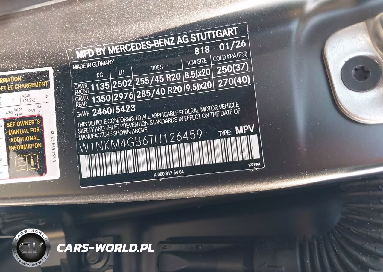 2026 Mercedes-Benz Glc 300 VIN:W1NKM4GB6TU126459 - 9