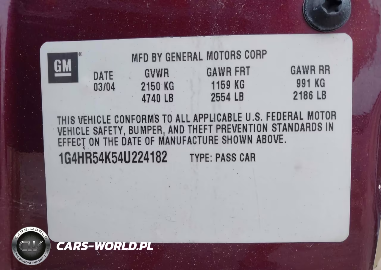 2004 Buick Lesabre Limited VIN:1G4HR54K54U224182 - 9
