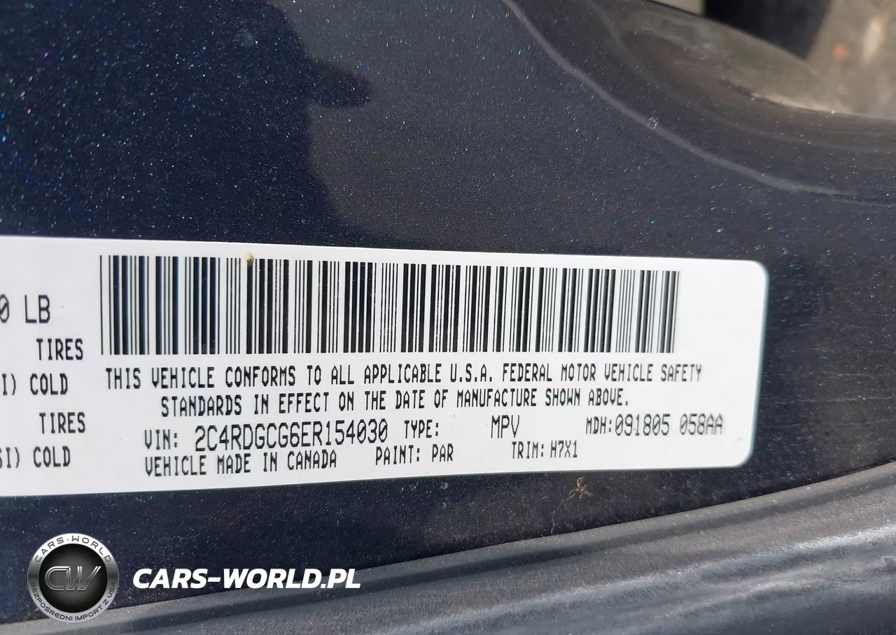 2014 Dodge Grand Caravan Sxt VIN:2C4RDGCG6ER154030 - 9
