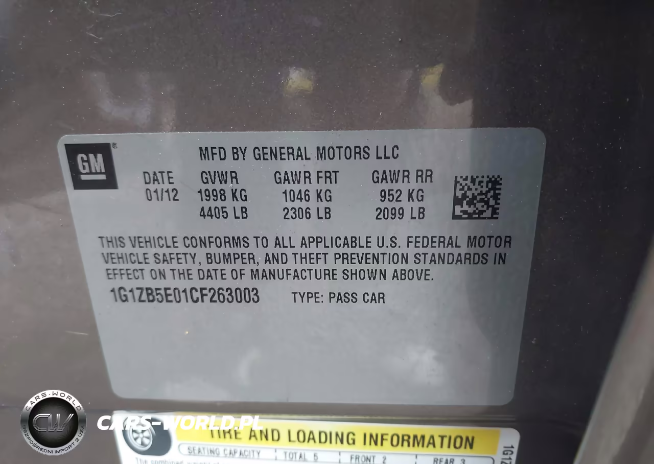 2012 Chevrolet Malibu Ls VIN:1G1ZB5E01CF263003 - 9