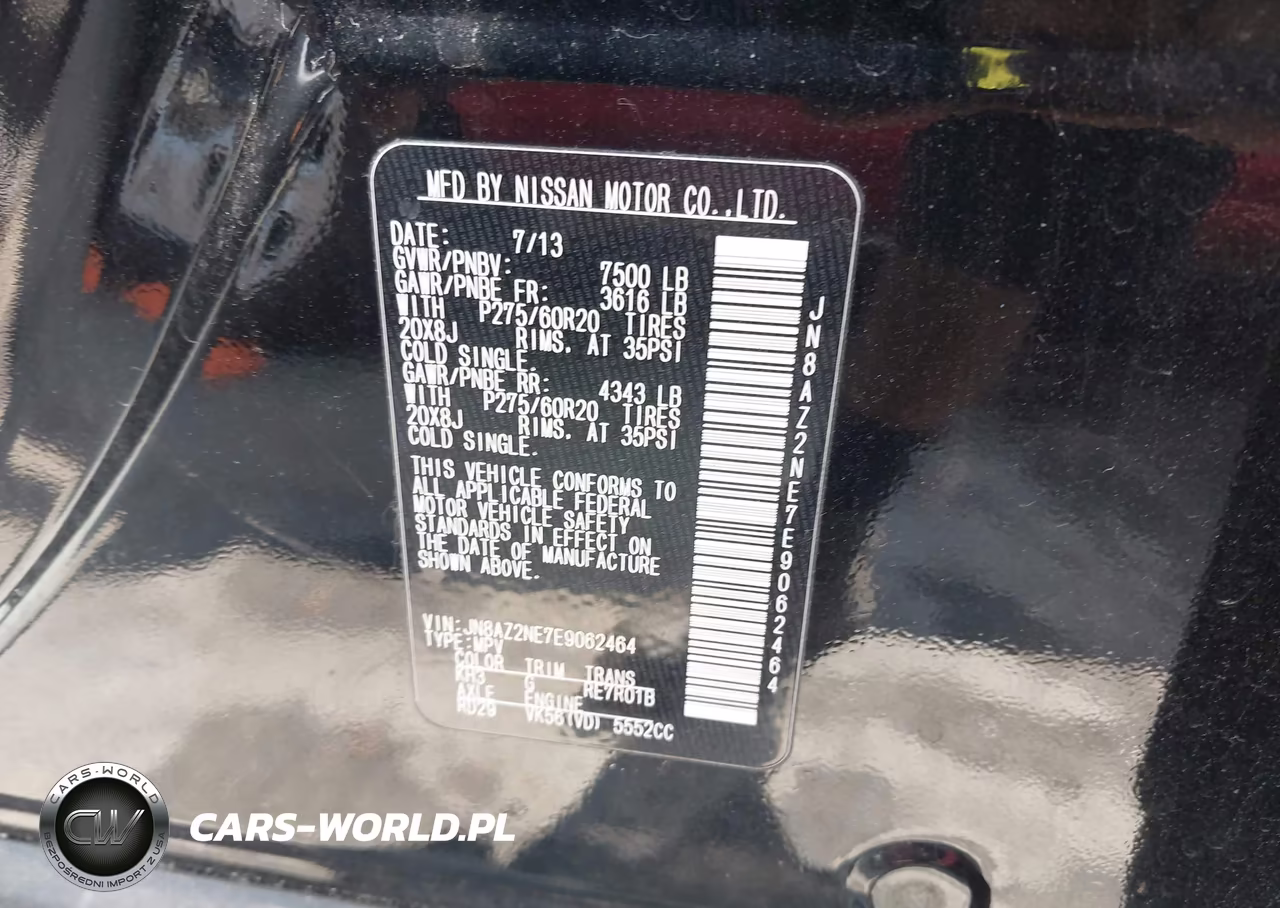 2014 Infiniti Qx80 VIN:JN8AZ2NE7E9062464 - 9