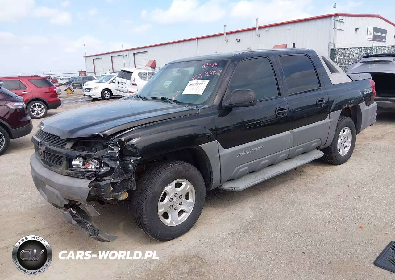 2002 Chevrolet Avalanche 1500 VIN:3GNEC13T12G334214 - 2