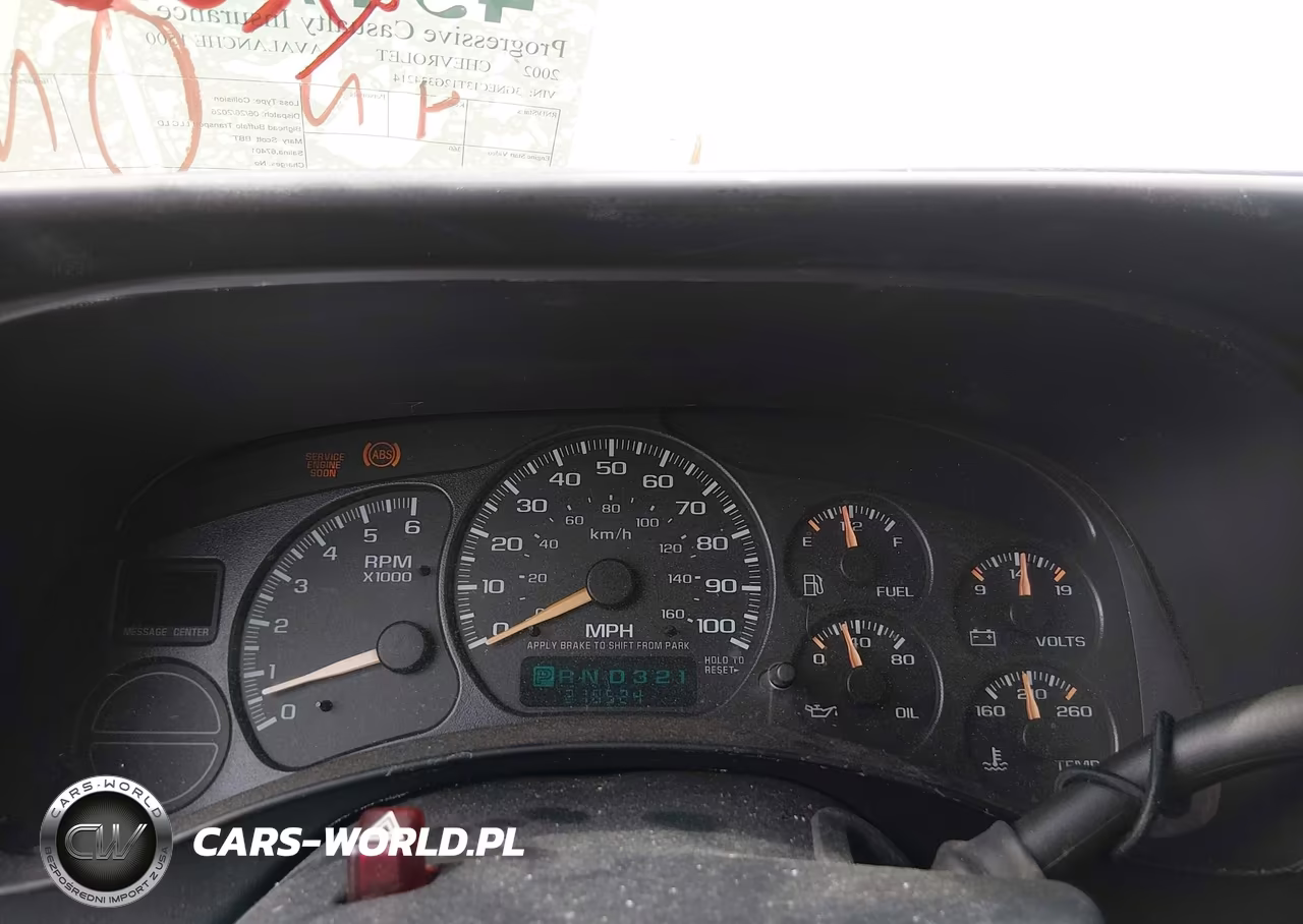 2002 Chevrolet Avalanche 1500 VIN:3GNEC13T12G334214 - 7