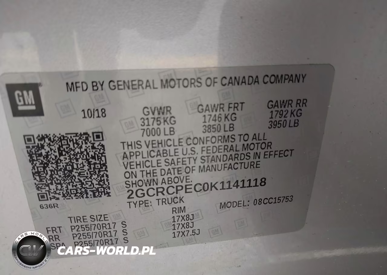 2019 Chevrolet Silverado 1500 Ld Lt VIN:2GCRCPEC0K1141118 - 9