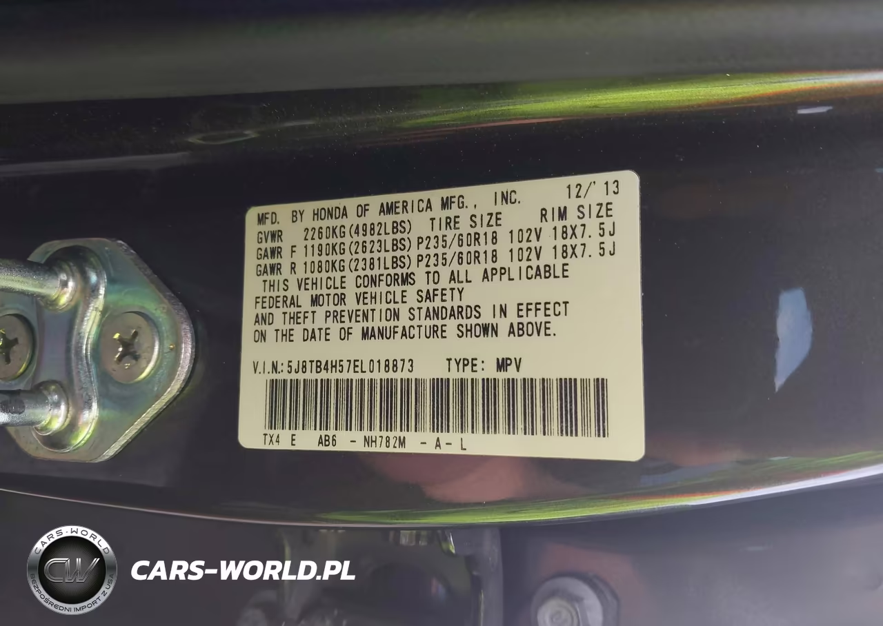 2014 Acura Rdx VIN:5J8TB4H57EL018873 - 9