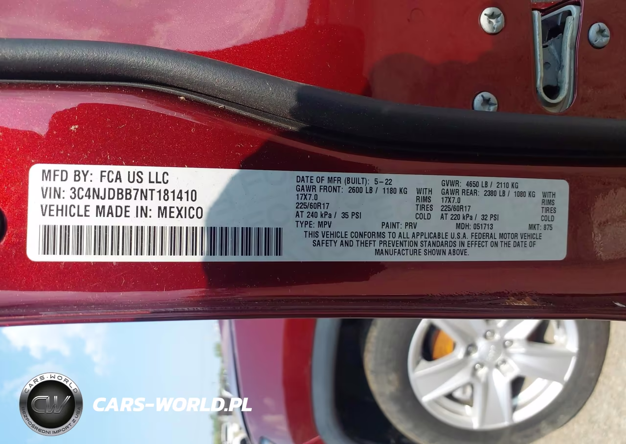 2022 Jeep Compass Latitude 4X4 VIN:3C4NJDBB7NT181410 - 9