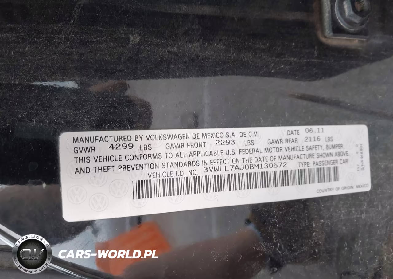 2011 Volkswagen Jetta 2.0L Tdi VIN:3VWLL7AJ0BM130572 - 9