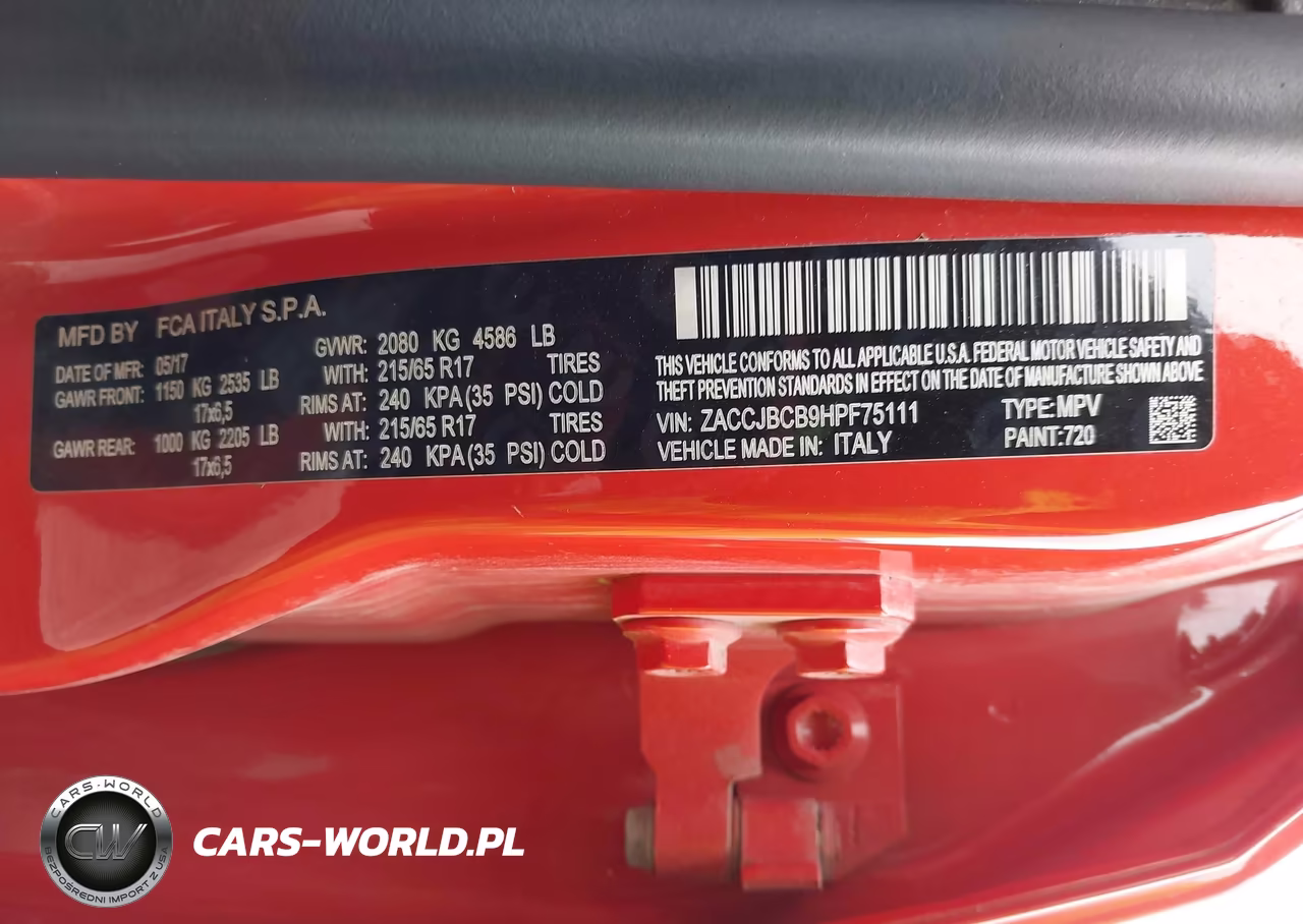 2017 Jeep Renegade Trailhawk VIN:ZACCJBCB9HPF75111 - 9