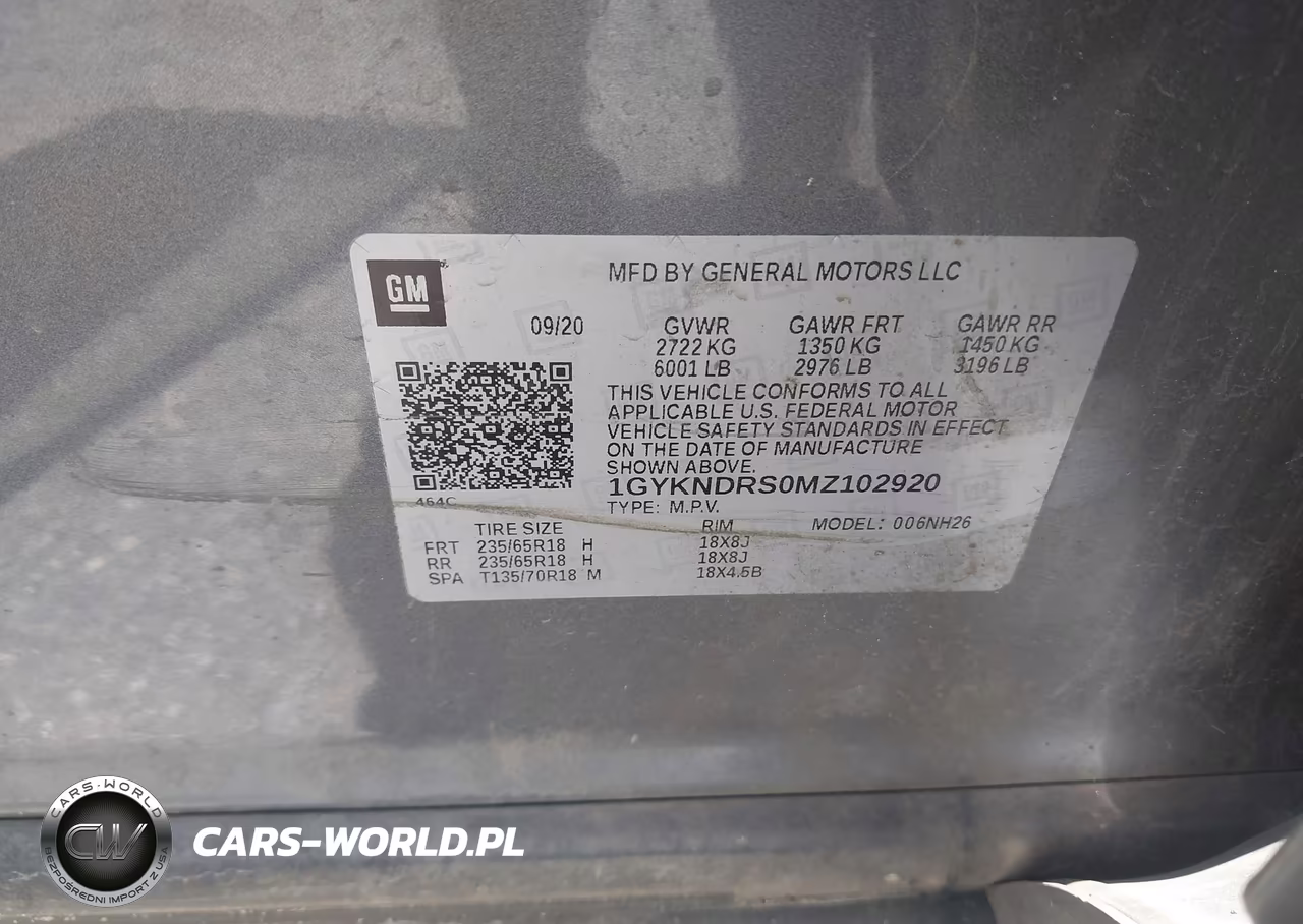 2021 Cadillac Xt5 Awd Premium Luxury VIN:1GYKNDRS0MZ102920 - 9