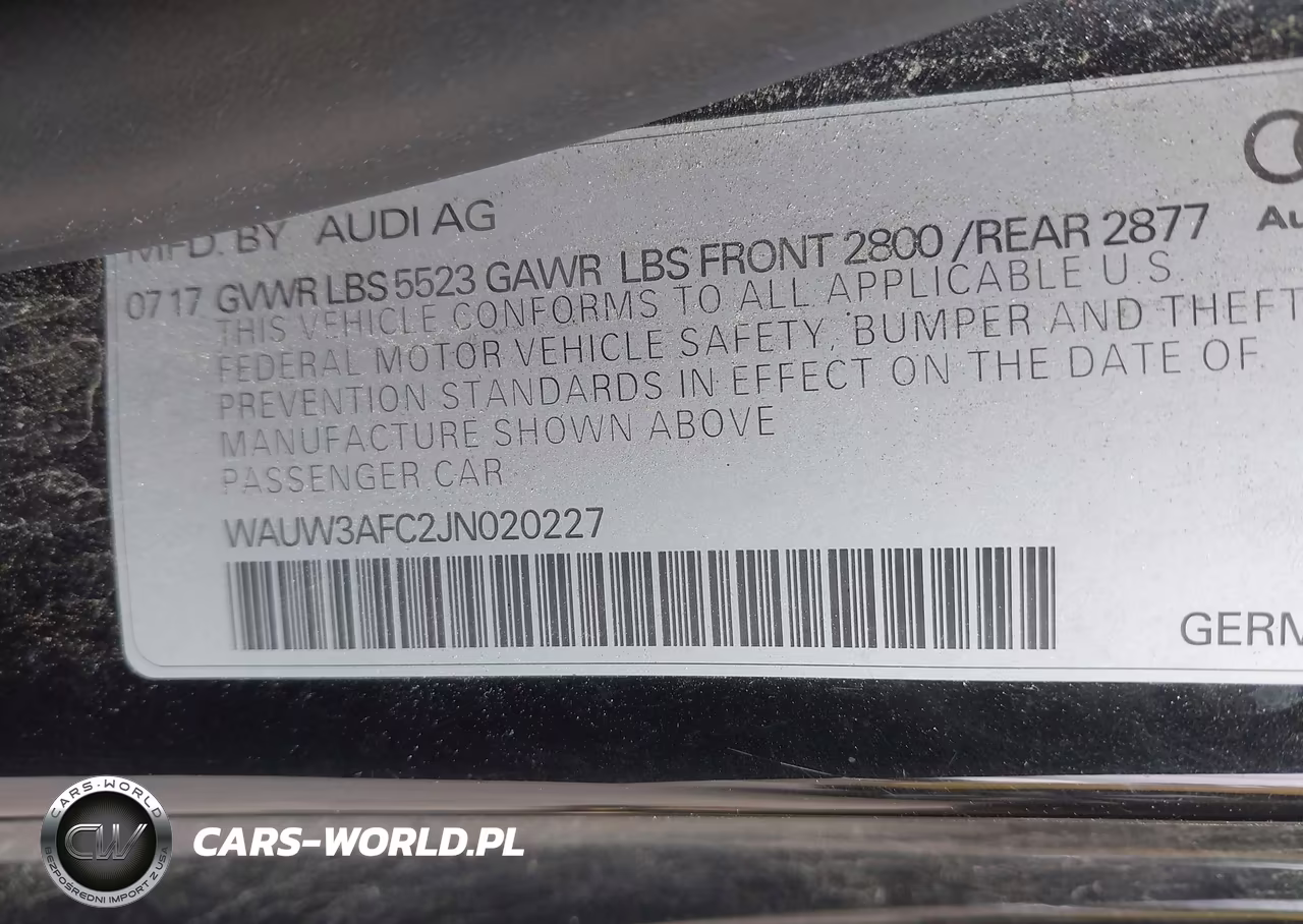 2018 Audi A7 3.0T Premium Plus VIN:WAUW3AFC2JN020227 - 9