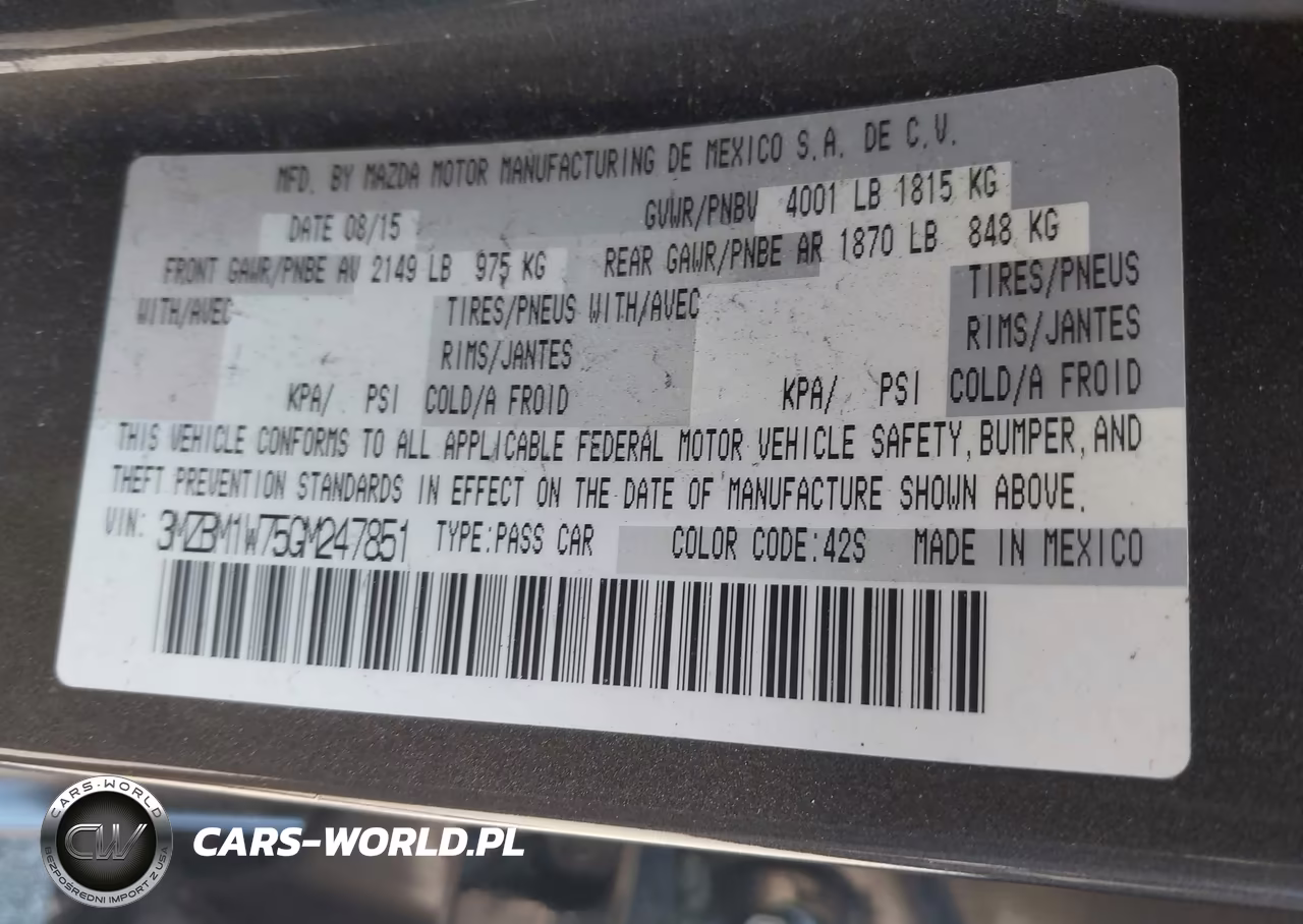 2016 Mazda Mazda3 I Touring VIN:3MZBM1W75GM247851 - 9