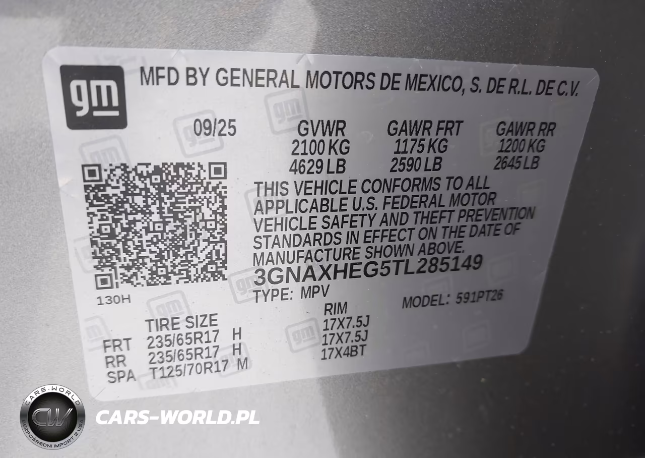 2026 Chevrolet Equinox Fwd Lt VIN:3GNAXHEG5TL285149 - 9