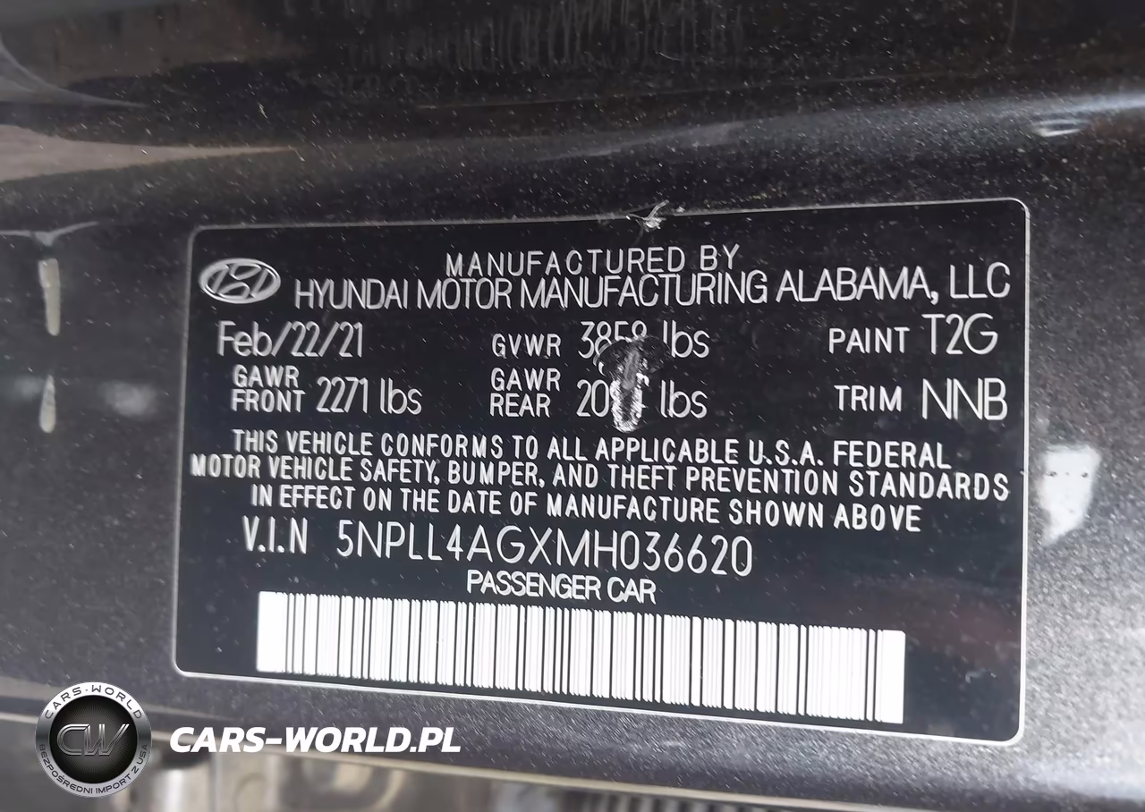 2021 Hyundai Elantra Se VIN:5NPLL4AGXMH036620 - 9