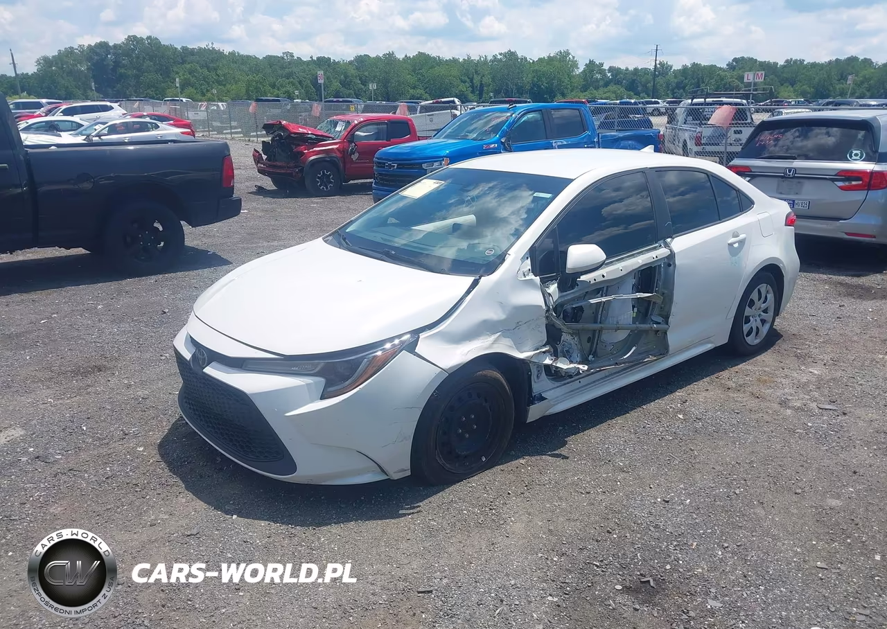 2020 Toyota Corolla Le VIN:5YFEPRAE2LP123289 - 2