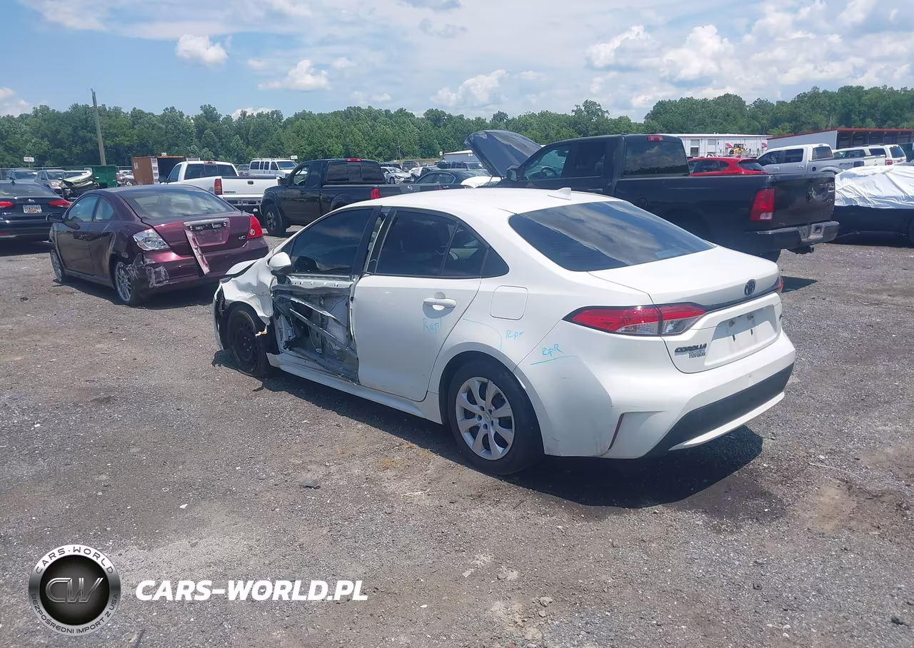 2020 Toyota Corolla Le VIN:5YFEPRAE2LP123289 - 3