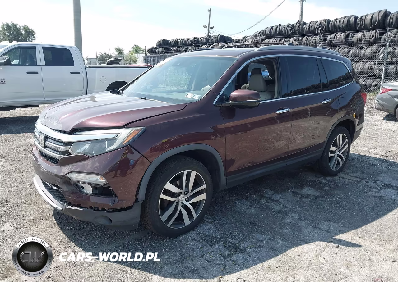 2017 Honda Pilot Touring VIN:5FNYF6H97HB013123 - 2