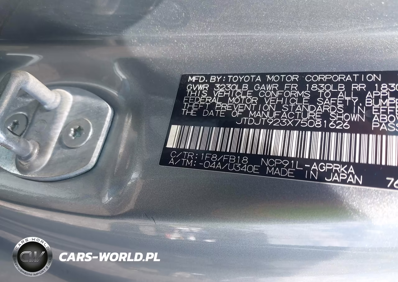 2007 Toyota Yaris VIN:JTDJT923X75081626 - 9