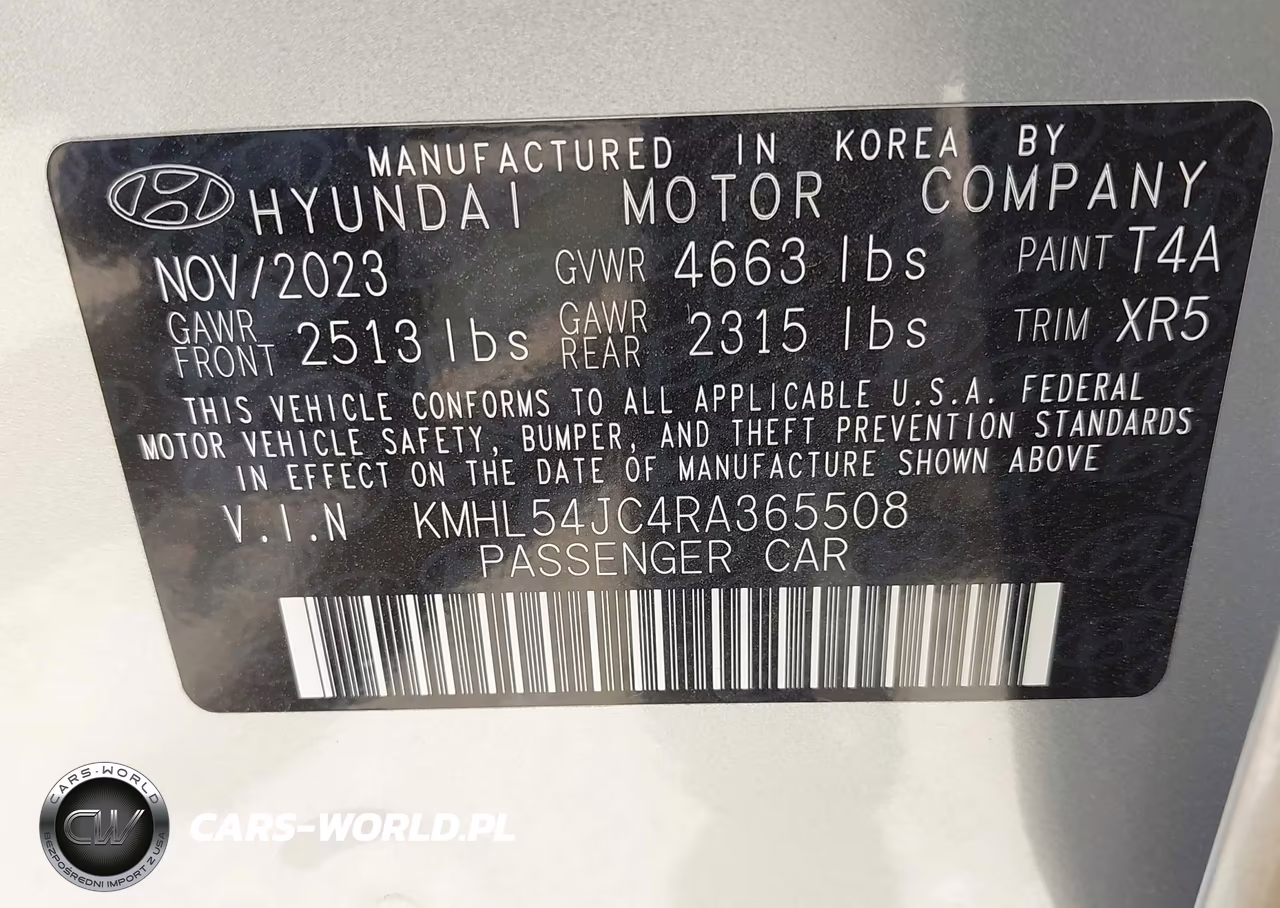 2024 Hyundai Sonata N Line VIN:KMHL54JC4RA365508 - 9