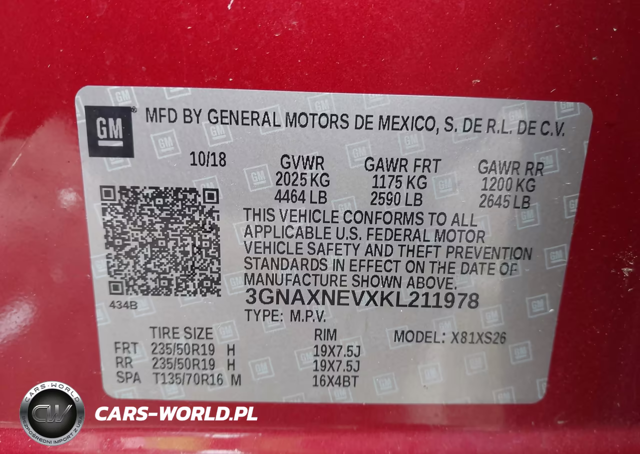 2019 Chevrolet Equinox Premier VIN:3GNAXNEVXKL211978 - 9