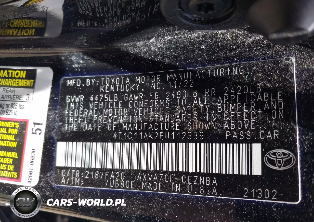 2023 Toyota Camry Le VIN:4T1C11AK2PU112359 - 9