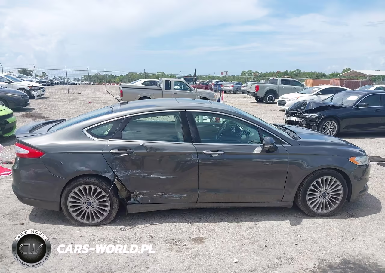 2015 Ford Fusion Titanium VIN:3FA6P0K91FR227486 - 13