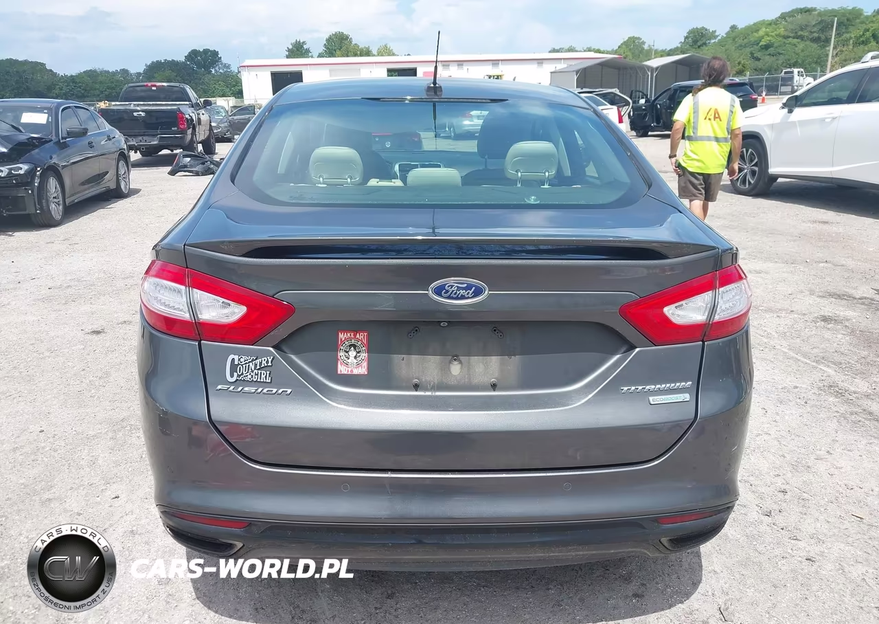 2015 Ford Fusion Titanium VIN:3FA6P0K91FR227486 - 16
