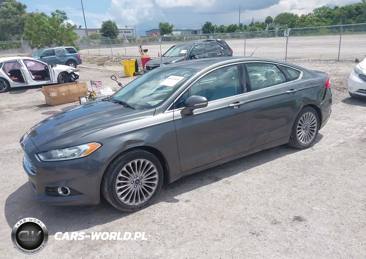 2015 Ford Fusion Titanium VIN:3FA6P0K91FR227486 - 2