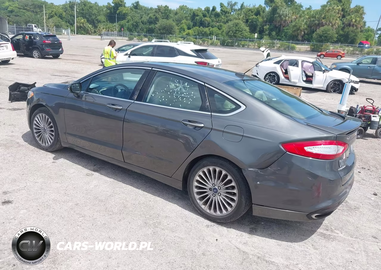2015 Ford Fusion Titanium VIN:3FA6P0K91FR227486 - 3