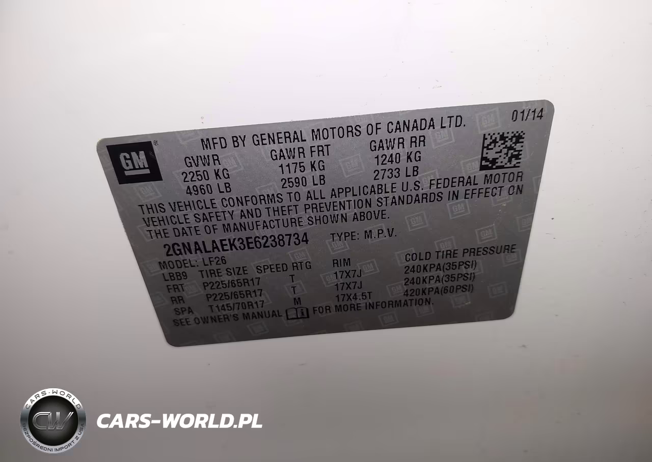 2014 Chevrolet Equinox Ls VIN:2GNALAEK3E6238734 - 9