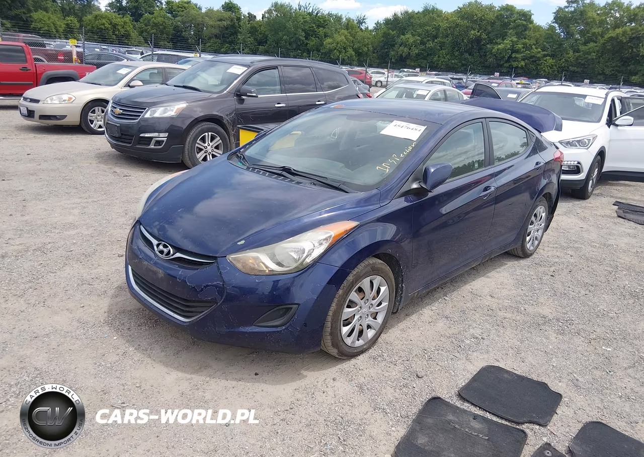 2012 Hyundai Elantra Gls VIN:5NPDH4AE4CH108852 - 2