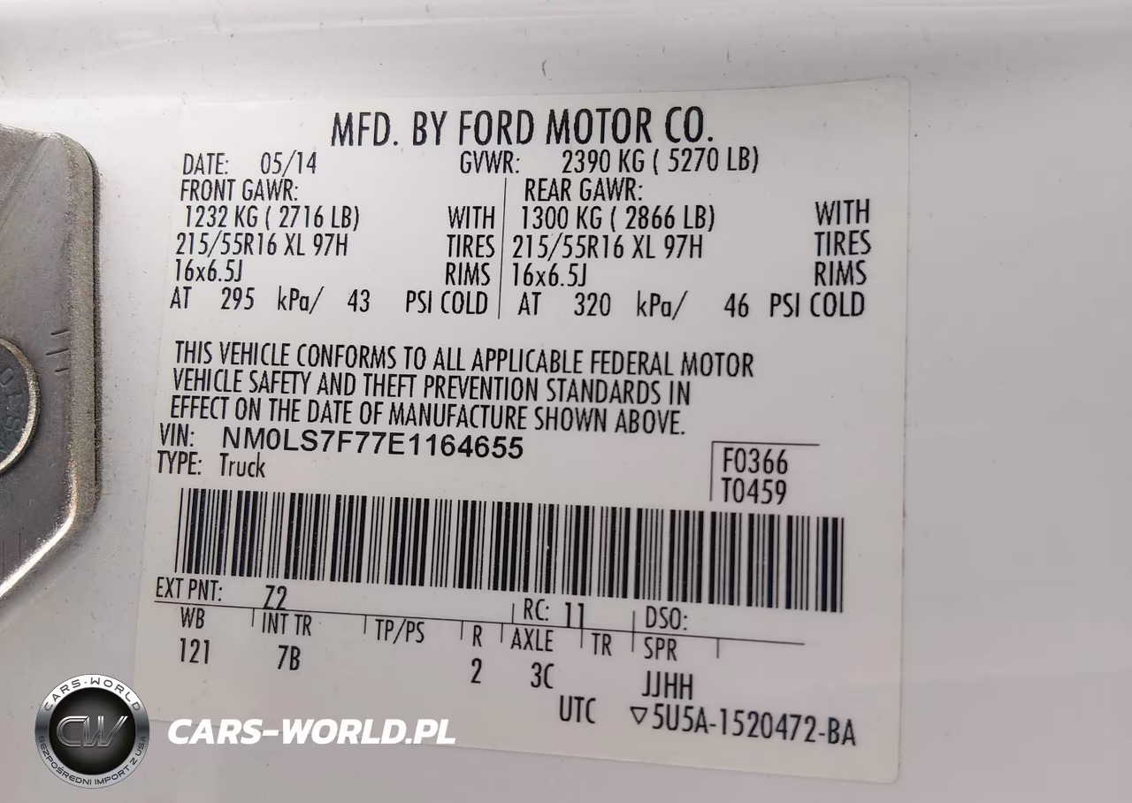 2014 Ford Transit Connect Xlt VIN:NM0LS7F77E1164655 - 9