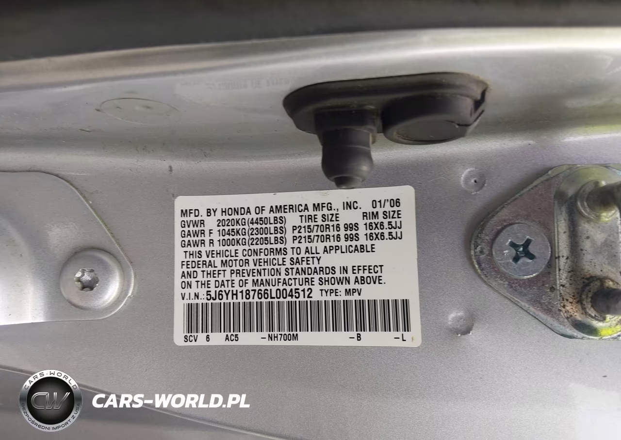 2006 Honda Element Ex-P VIN:5J6YH18766L004512 - 9