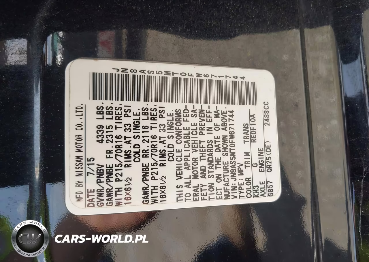2015 Nissan Rogue Select S VIN:JN8AS5MT0FW671744 - 9