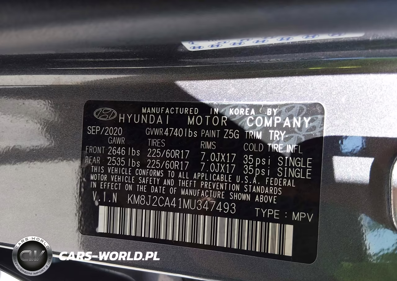 2021 Hyundai Tucson Se VIN:KM8J2CA41MU347493 - 9