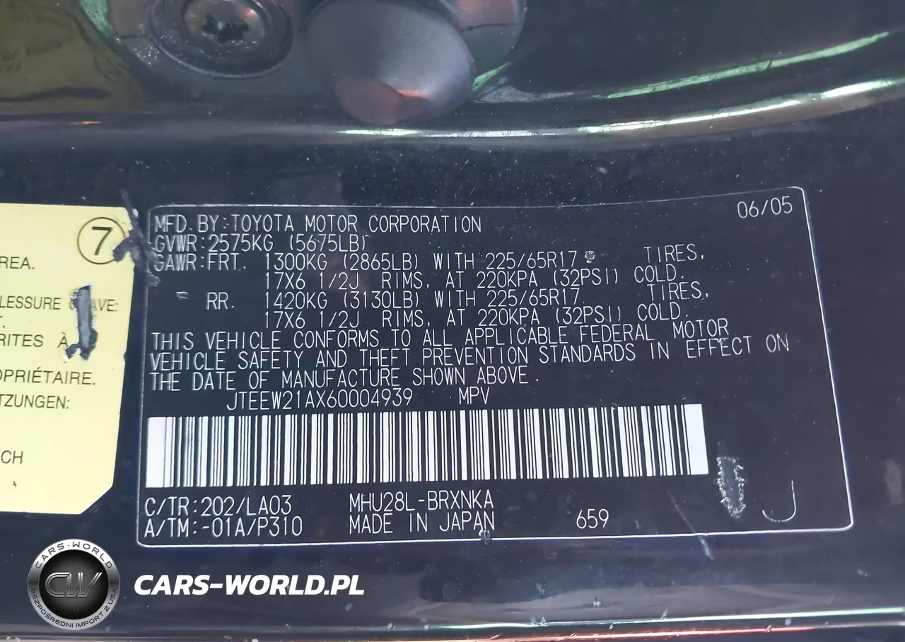 2006 Toyota Highlander Hybrid Limited V6 VIN:JTEEW21AX60004939 - 9