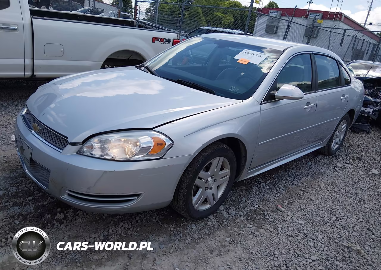 2012 Chevrolet Impala Lt VIN:2G1WG5E38C1238492 - 2