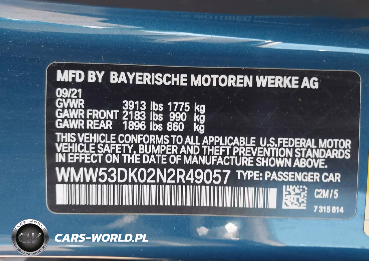 2022 Mini Hardtop Cooper S VIN:WMW53DK02N2R49057 - 9