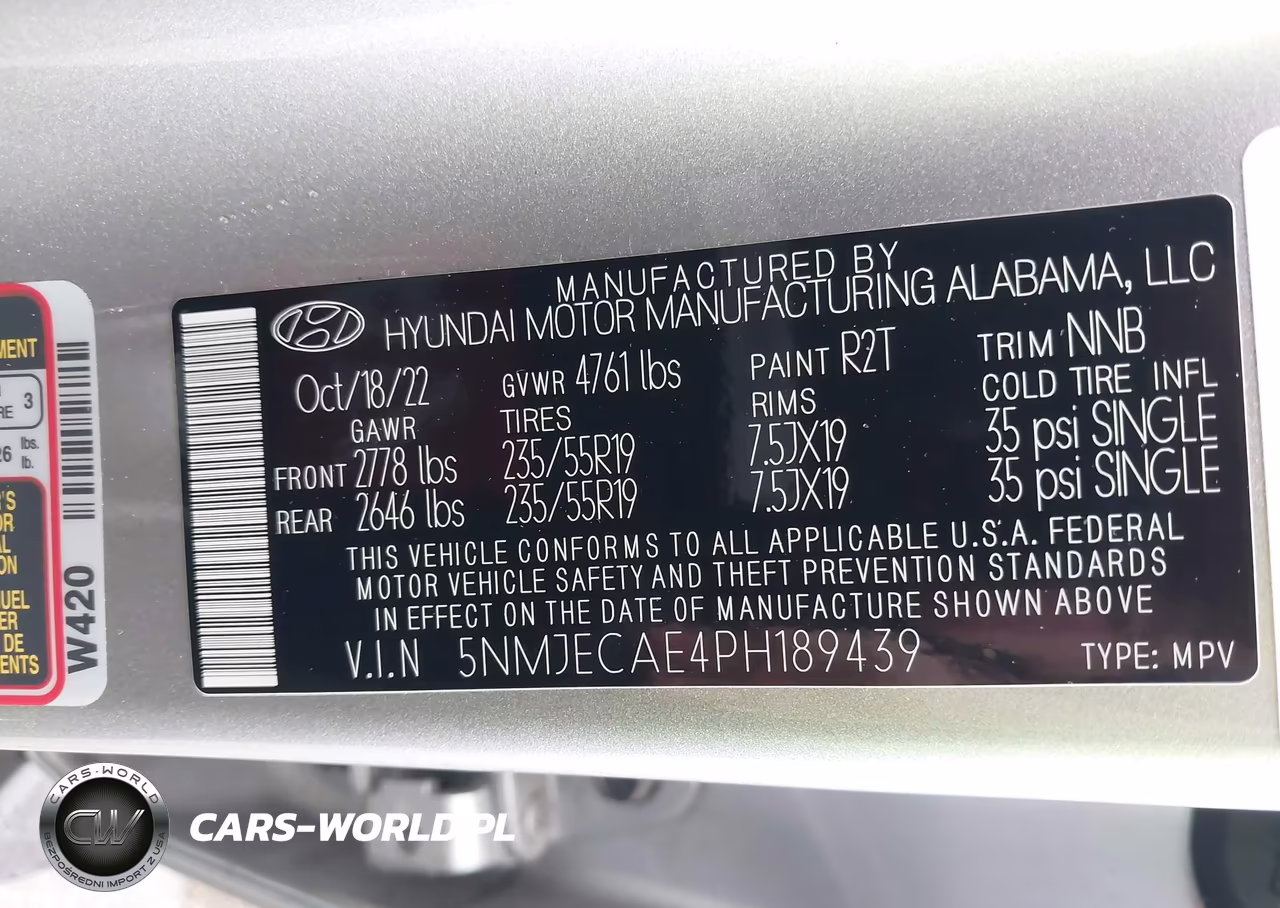 2023 Hyundai Tucson Limited VIN:5NMJECAE4PH189439 - 9