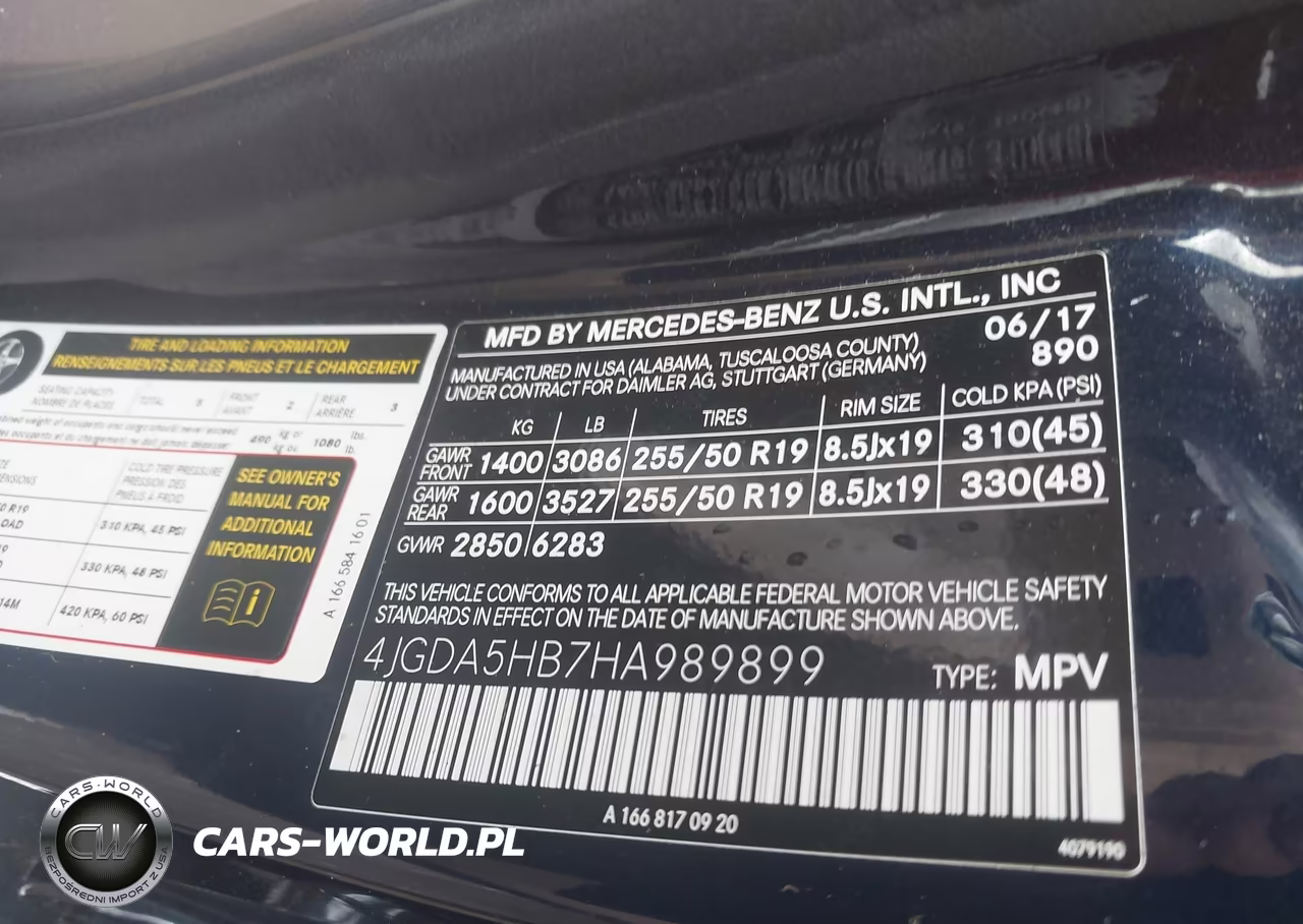 2017 Mercedes-Benz Gle 350 4Matic VIN:4JGDA5HB7HA989899 - 9