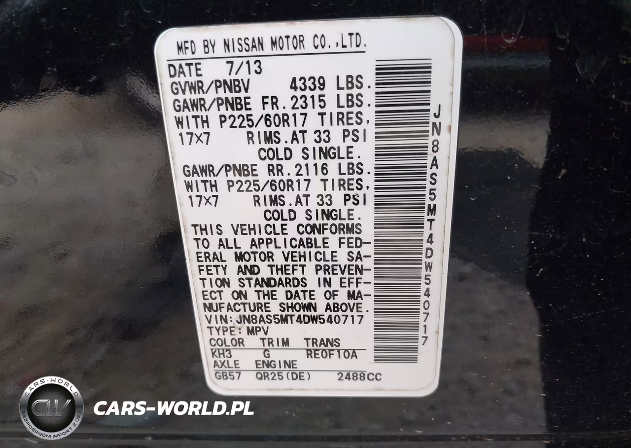 2013 Nissan Rogue Sv VIN:JN8AS5MT4DW540717 - 9
