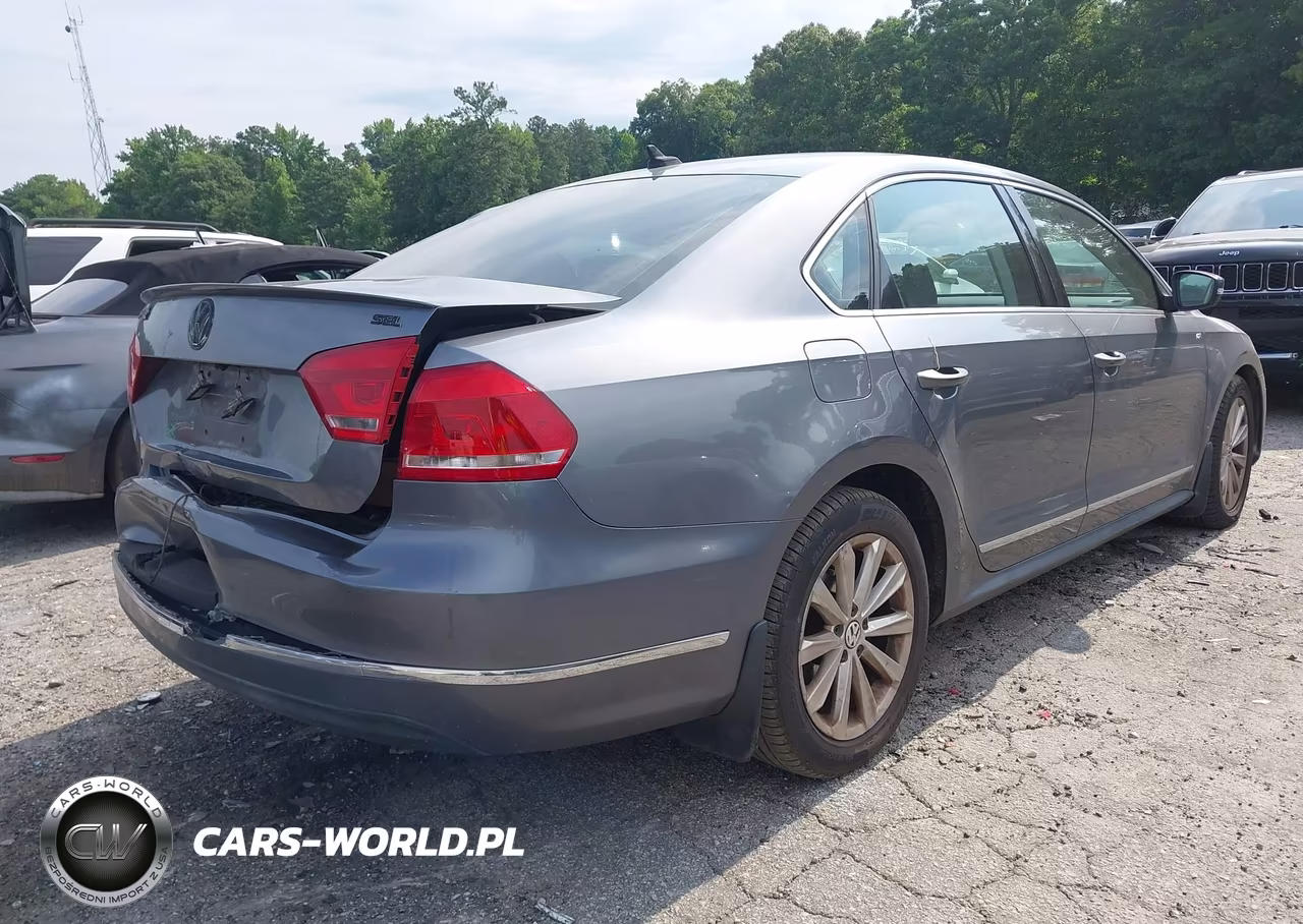 2013 Volkswagen Passat 2.5L Sel Premium VIN:1VWCP7A32DC027678 - 4