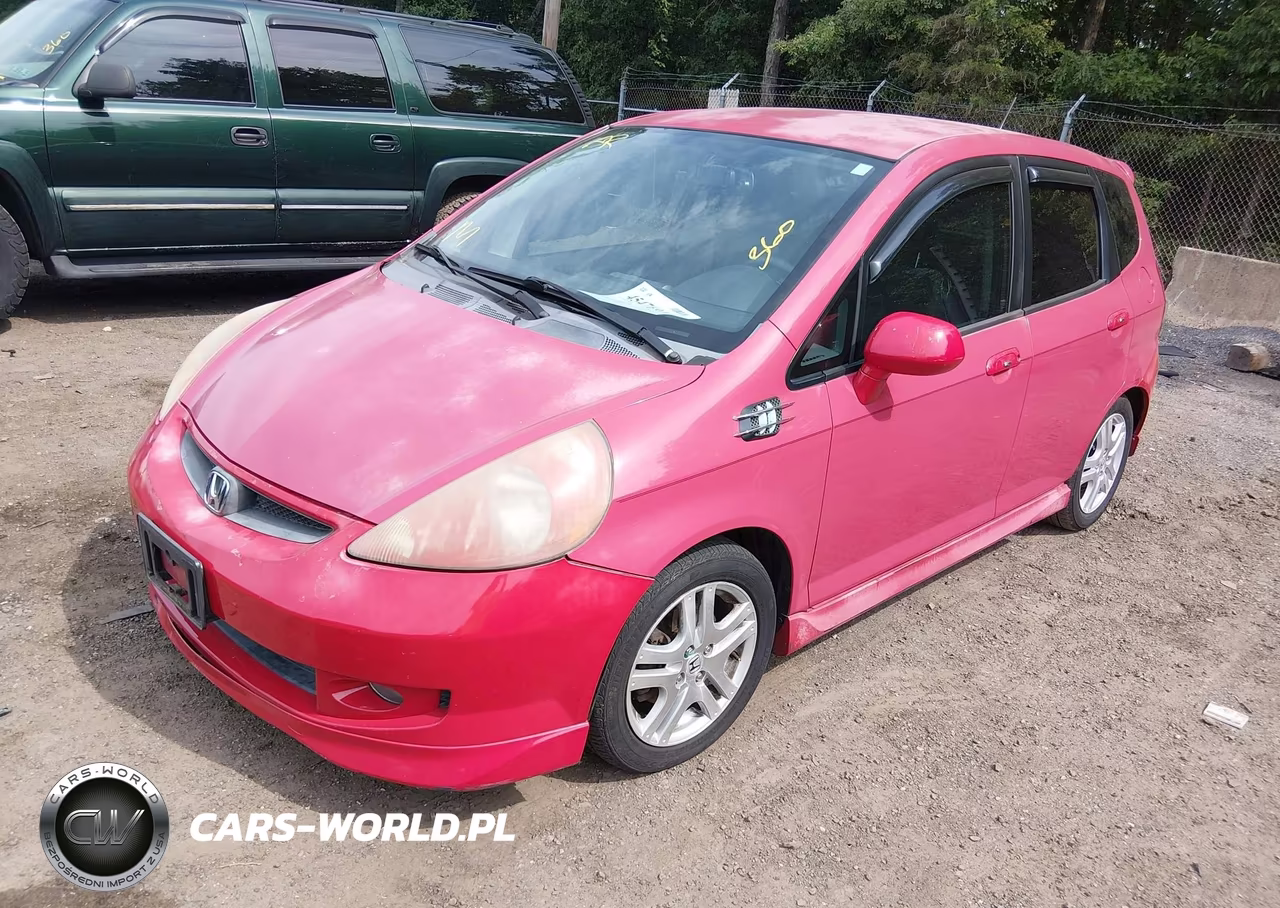2007 Honda Fit Sport VIN:JHMGD38667S055093 - 2