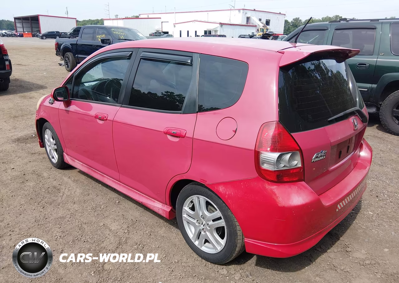 2007 Honda Fit Sport VIN:JHMGD38667S055093 - 3